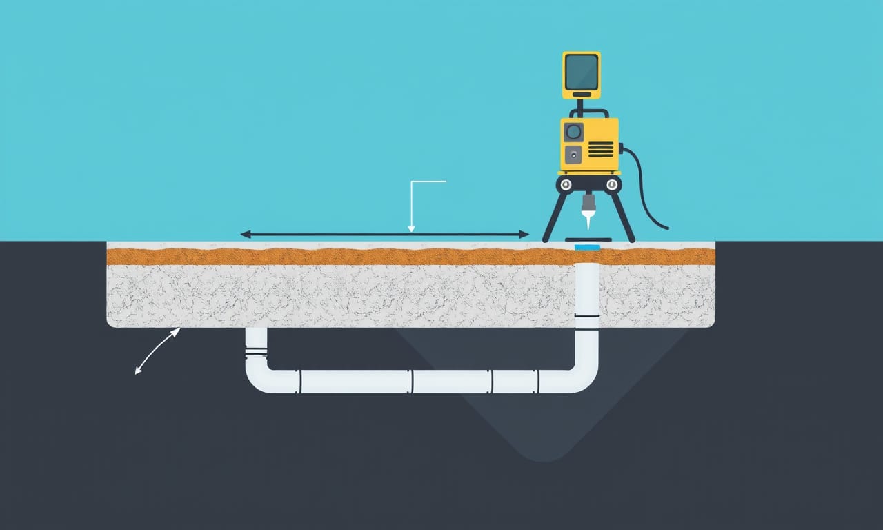 Slab leak detection process
