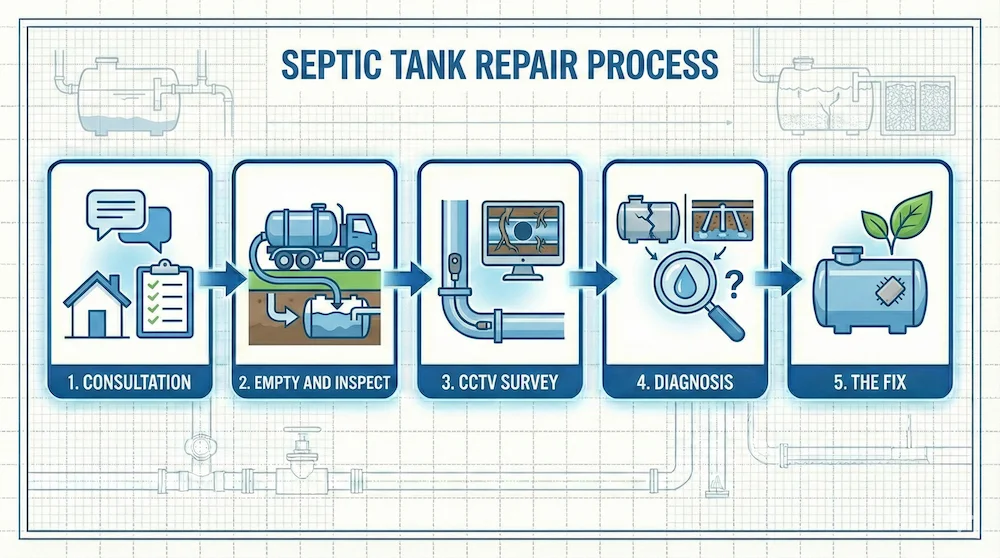 Septic Tank Repair Process