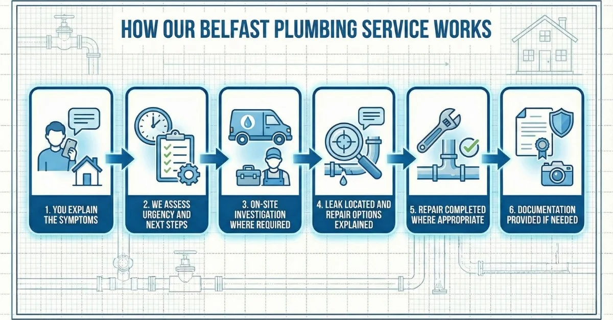Belfast Plumbing Service Process