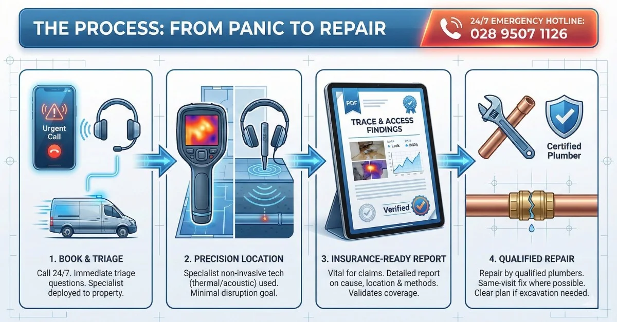 Emergency Leak Detection process